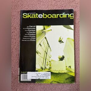 Transworld Skateboarding Magazine Volume 17 #8 August 1999 Carroll Gonz Cardiel